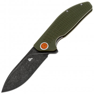 Складной нож Black Fox Acutus black PTFE сталь D2, рукоять OD Green G10