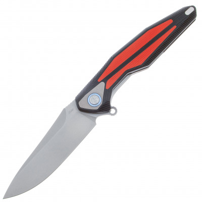 Нож Rike Knife Tulay сталь 154CM, рукоять Black-Red G10/Carbon fiber